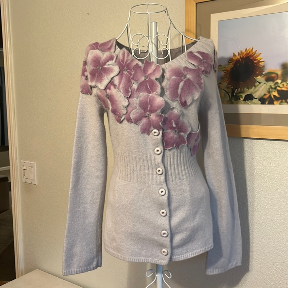 Anthropologie: Beaux by Bo sweater. Size Xsm fits more like a small. Super soft